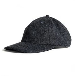 Anian 17oz. Melton Wool Cap Charcoal NWOT